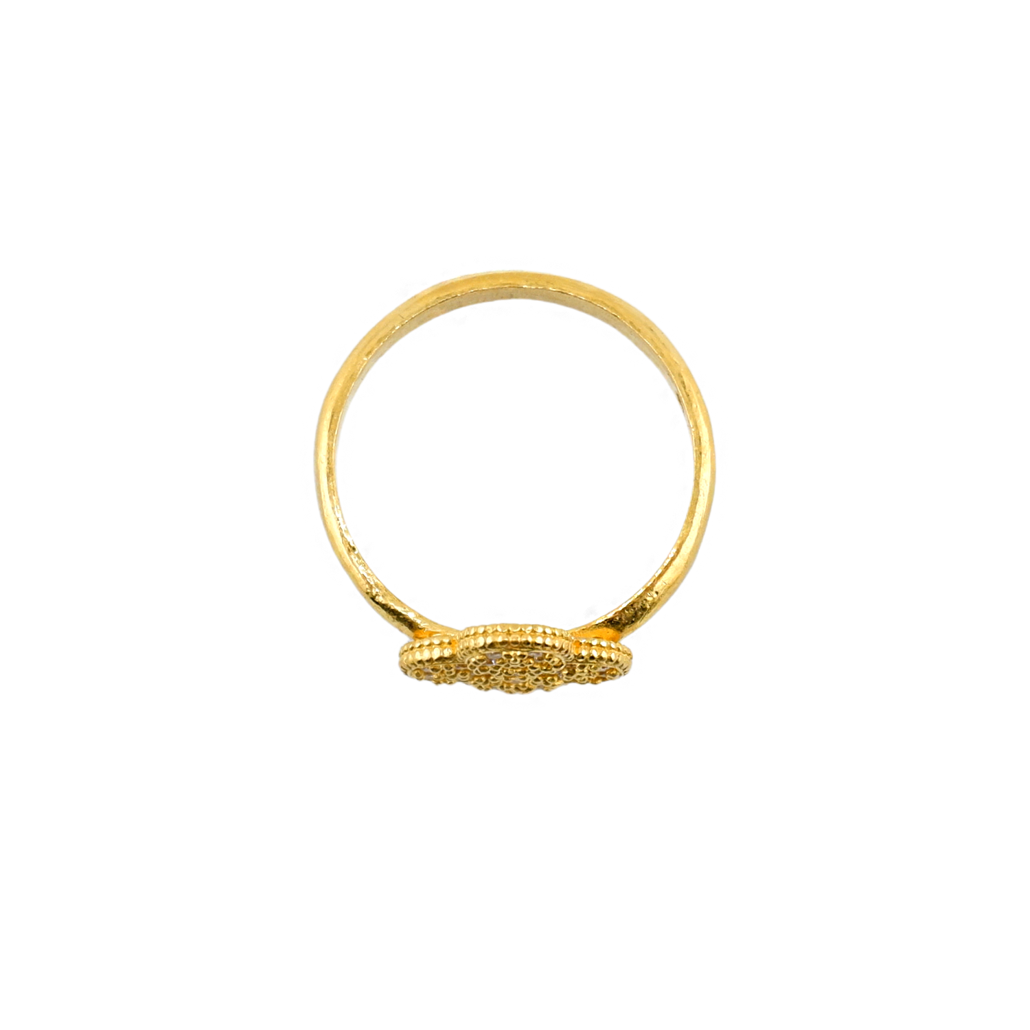 Anel Trevo Sofisticado com pedras preciosas 3.75g 23k - Image 4